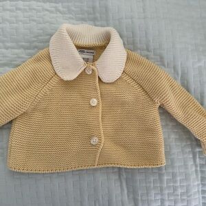 Amazon Essentials Cream Knit Cardigan